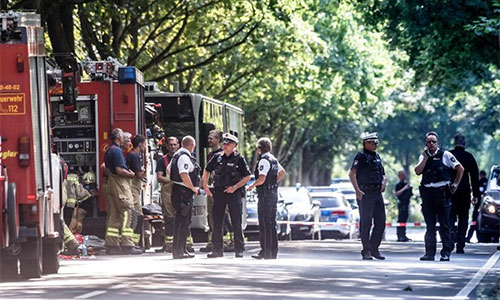 ataque en un autobús en Lübeck Diez heridos por un hombre armado con un objeto punzante en un autobús en Lübeck